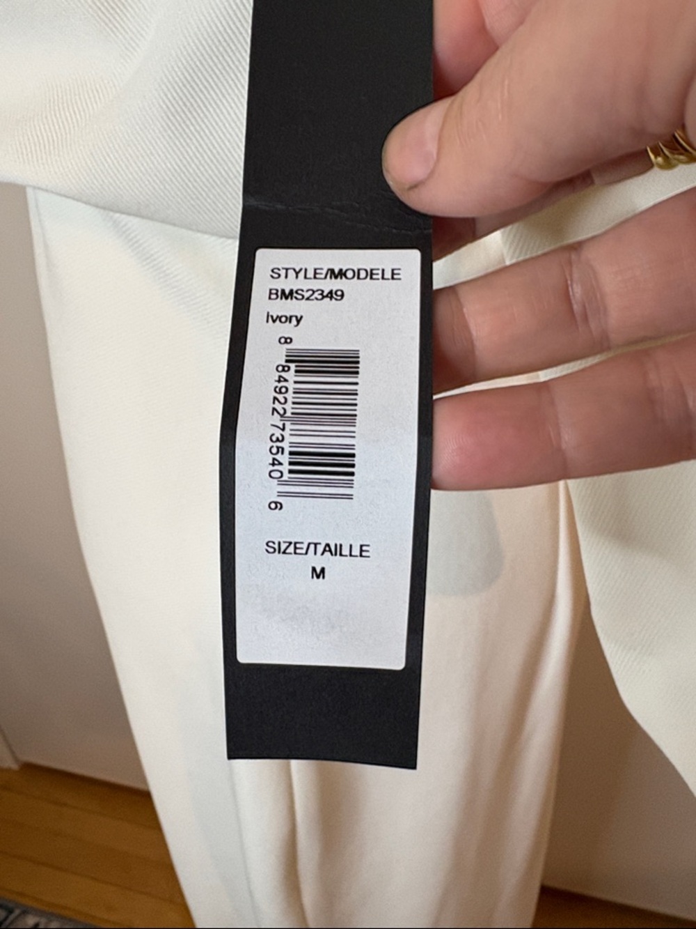 Badgley Mischka Ivory Boatneck Midi Dress - Picture 4 of 7